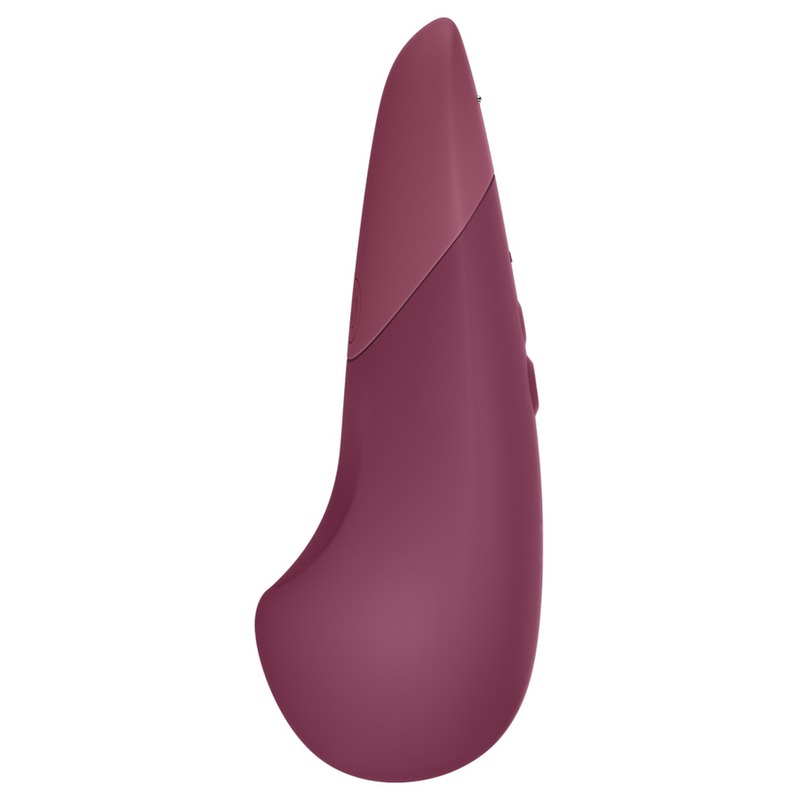 Womanizer Vibe Lay ON - Massaggiatore esterno, colore rosa scuro - vista laterale