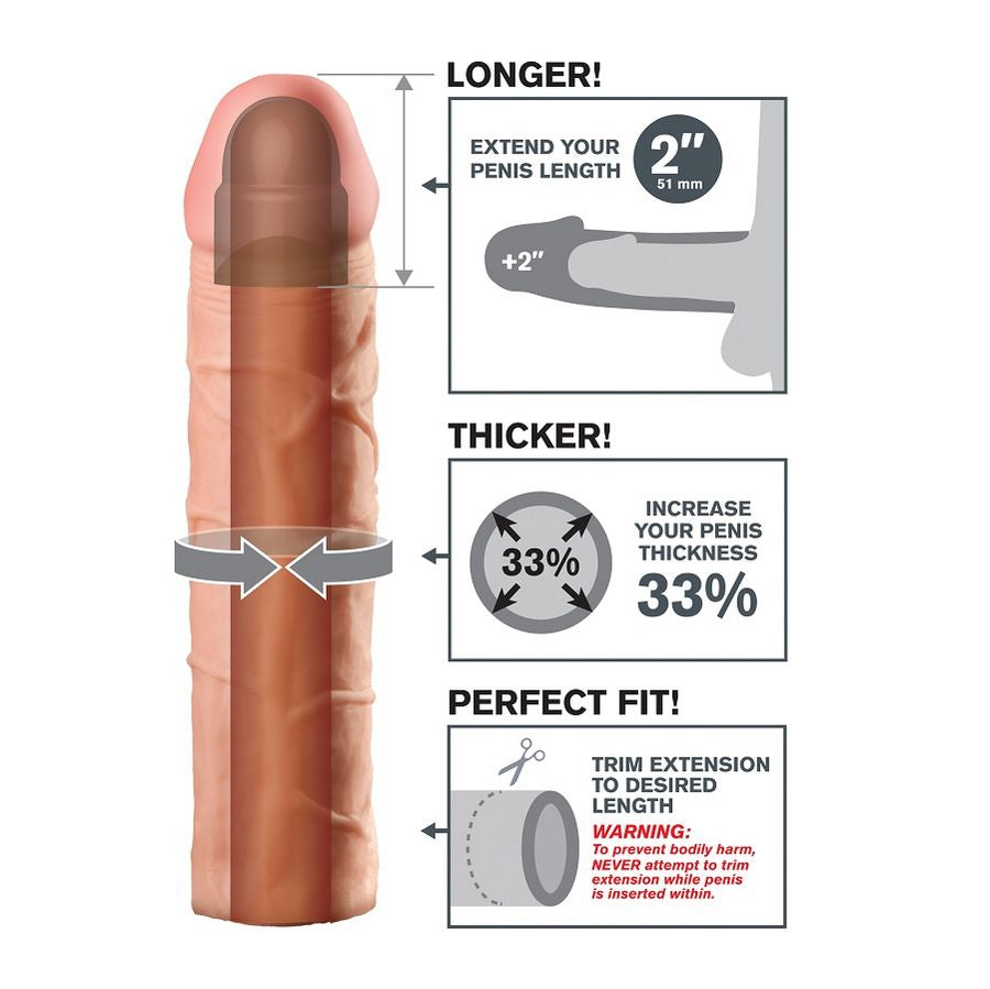 Fantasy X- Tensions Perfect 2 Estensione - Accessorio intimo - nella confezione