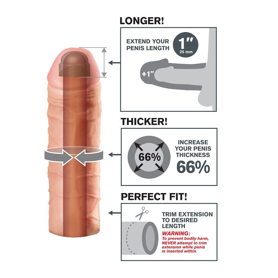 Fantasy X- Tensions Estensione Mega 1 - Accessorio intimo - nella confezione