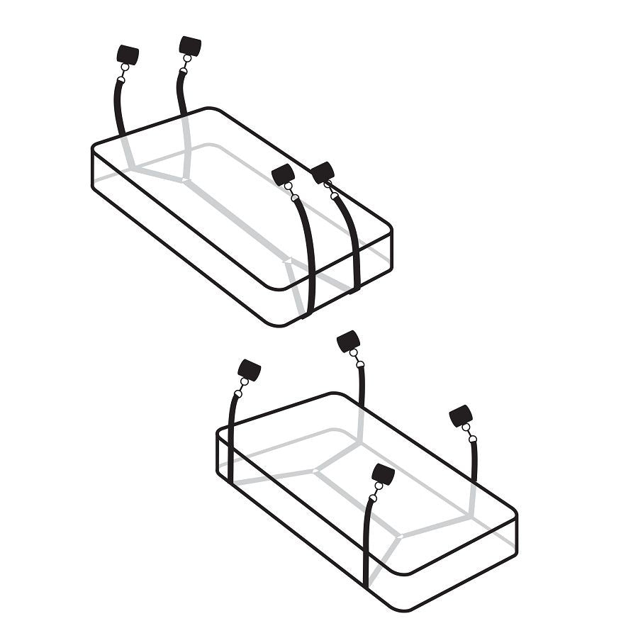 Fetish Fantasy Limited Edition Wraparound Mattress Restraints - Accessorio intimo - dettaglio