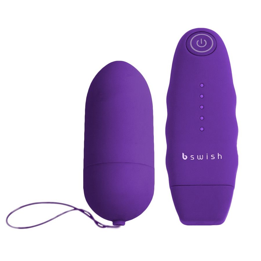 B Swish Classico Unleashed - Massaggiatore con telecomando, colore lilla