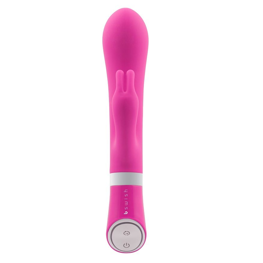 B Swish Bwild Deluxe Bunny - Massaggiatore doppio, colore lampone - dettaglio