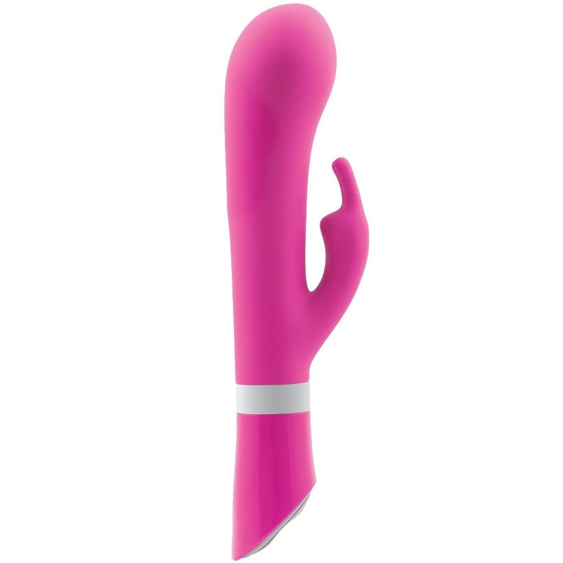 B Swish Bwild Deluxe Bunny - Massaggiatore doppio, colore lampone - nella confezione