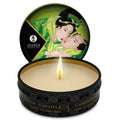 Shunga Caress BY Candelight Candela 30 ml - Olio da massaggio, kit da 3, colore t verde
