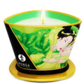 Shunga Caress BY Candelight Candela 170 ml - Olio da massaggio, kit da 3, colore t verde