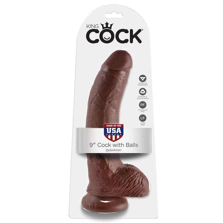 King Cock Marrone - Accessorio intimo - vista laterale