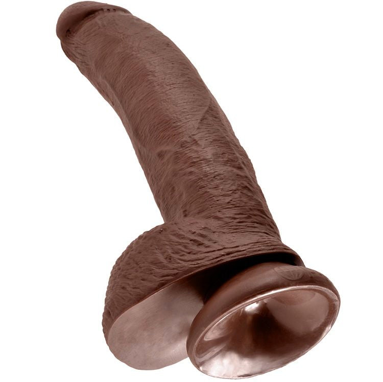 King Cock Marrone - Accessorio intimo - in mano per le dimensioni