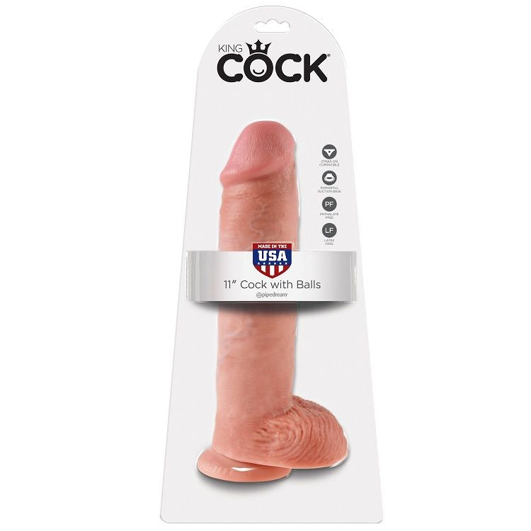 King Cock Carne - Accessorio intimo - vista laterale