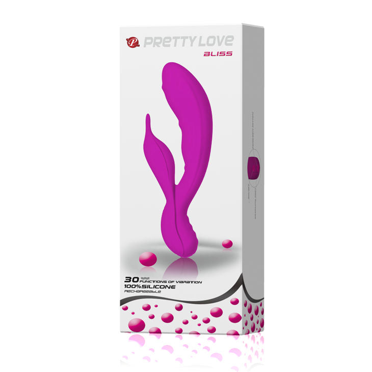 Pretty Love Bliss - Massaggiatore doppio - in mano per le dimensioni