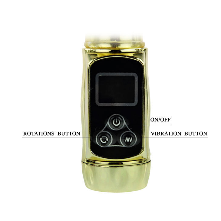 Baile Siberia Passion Gold - Massaggiatore rotante - vista laterale