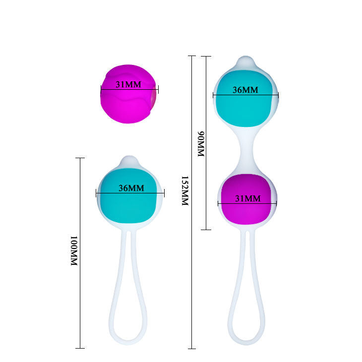 Pretty Love Flirtazione Sfera Deluxe - Palline Kegel - nella confezione