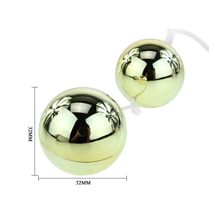 Baile Sfere Cinesi Golden - Palline Kegel - nella confezione
