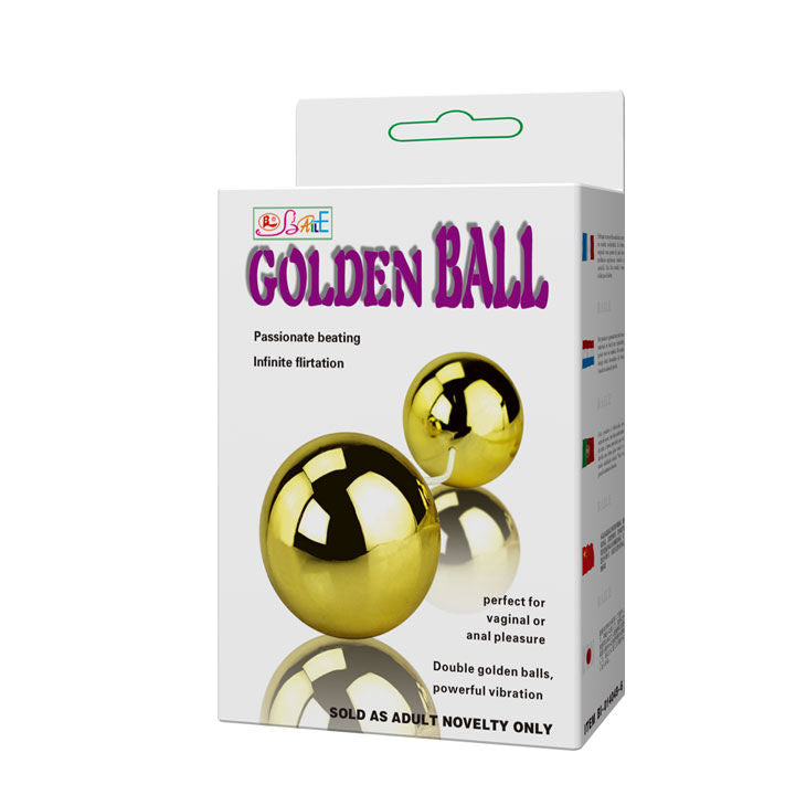 Baile Sfere Cinesi Golden - Palline Kegel - vista frontale