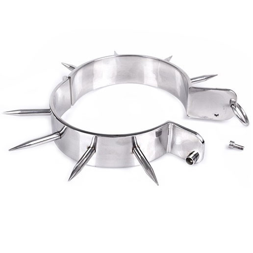 Metal Hard Collare Schiavo - Accessorio intimo - vista laterale