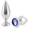 Metal Hard Plug Alimentazione Colore Cristallo Grande 10.16cm - Accessorio intimo