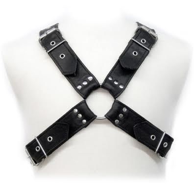 Leather Body Fibbie Imbracatura - Accessorio intimo