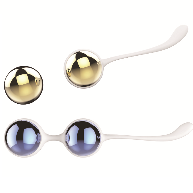 Nalone Yany Perline Sfere Cinesi - Palline Kegel - in mano per le dimensioni