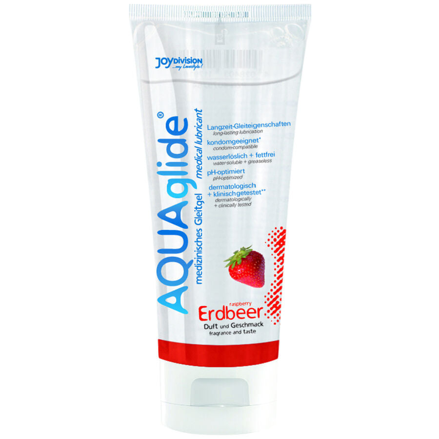 Joydivision Aquaglide Alla Fragola 100 ml - Lubrificante, kit da 3