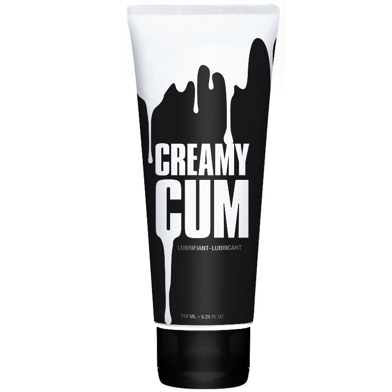 Creamy Cremoso Cum 150 ml - Lubrificante, kit da 3 - vista laterale