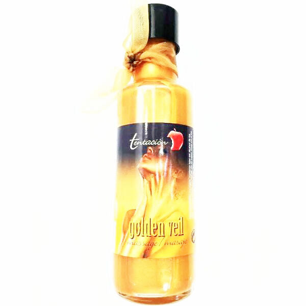 Tentacion Golden Veil 100 ml - Olio da massaggio, kit da 3