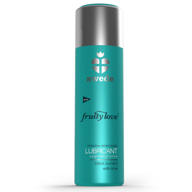 Swede Fruity Love 100 ml - Lubrificante, kit da 3, colore ribes nero lime - vista laterale