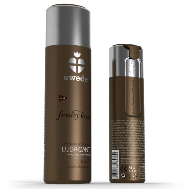 Swede Fruity Love 100 ml - Lubrificante, kit da 3, colore cioccolato fondente