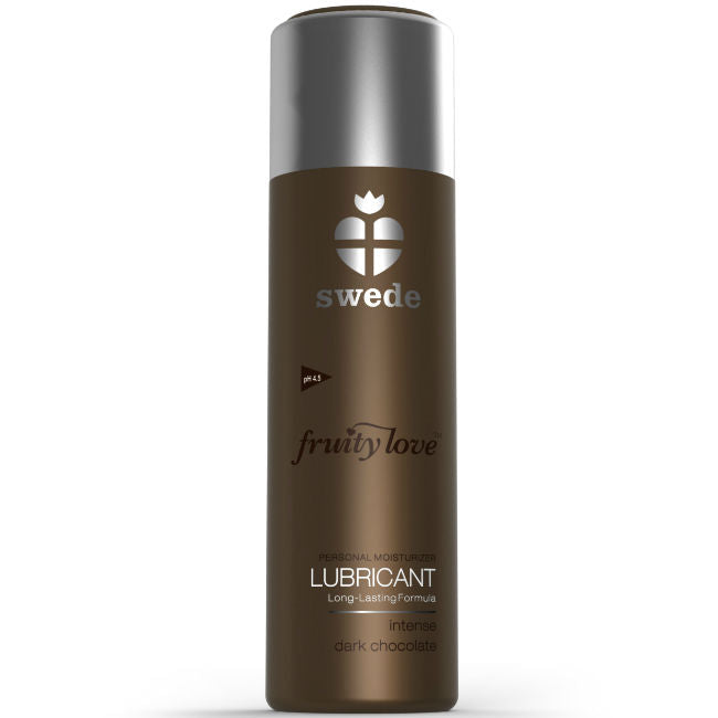 Swede Fruity Love 50 ml - Lubrificante, kit da 3, colore cioccolato fondente - vista laterale