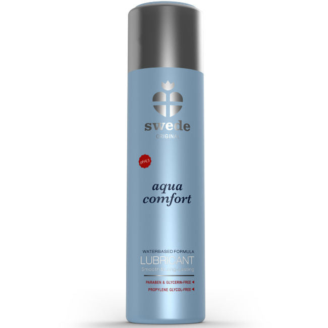 Swede Originale Aqua Comfort 120 ml - Lubrificante, kit da 3 - vista laterale