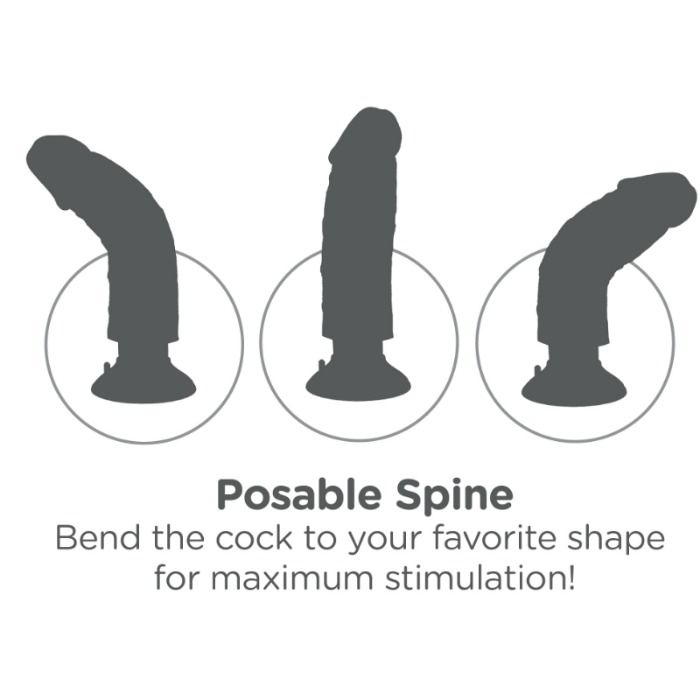 King Cock Testicoli 17.78 CM Naturale - Accessorio intimo - in mano per le dimensioni