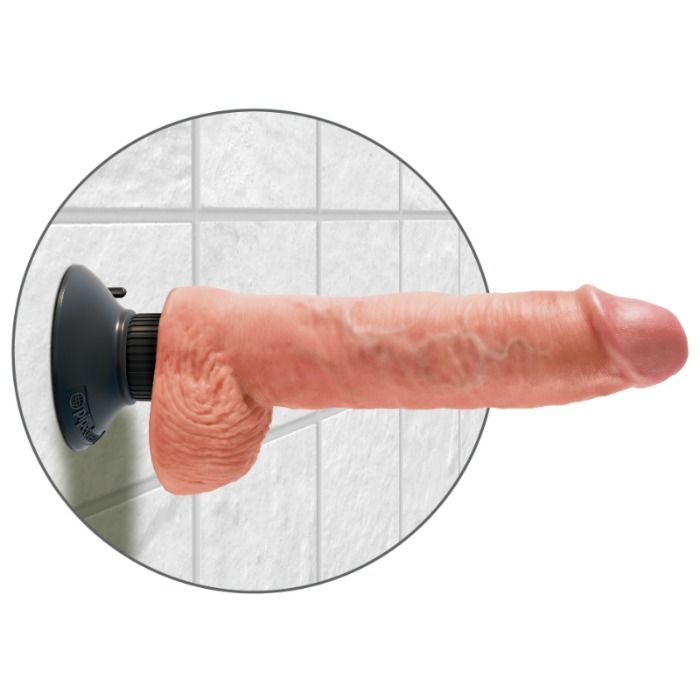 King Cock Testicoli 25.5 CM Colore Naturale - Accessorio intimo, colore naturale - nella confezione