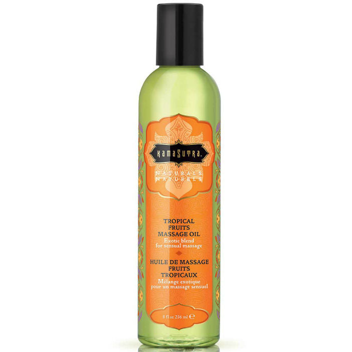 Kamasutra Naturals 236 ml - Olio da massaggio, kit da 3, colore standard
