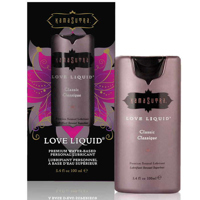 Kamasutra Liquido Love 100 ml - Lubrificante, kit da 3