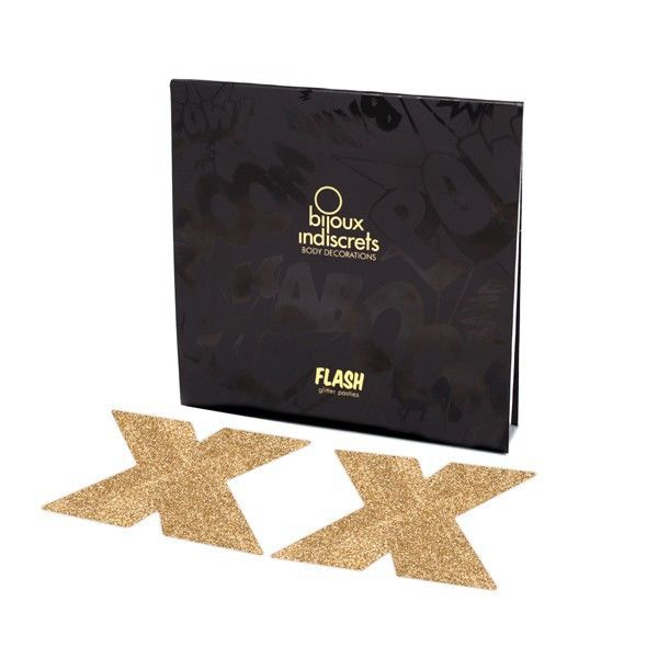 Bijoux Indiscrets Copri Capezzoli Flash - Lingerie - vista laterale