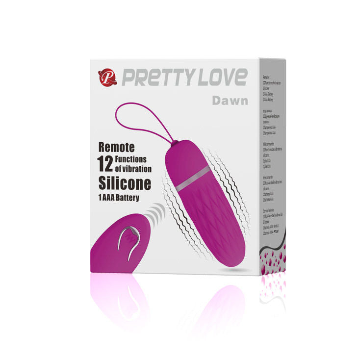 Pretty Love Flirtation Dawn - Massaggiatore con telecomando - vista laterale