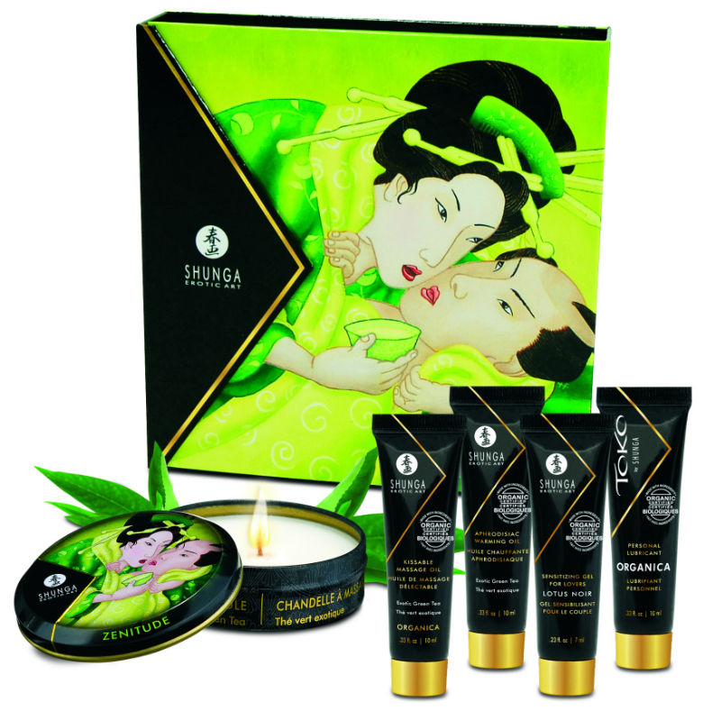 Shunga Kit TÈ - Olio da massaggio, kit da 3 - dettaglio