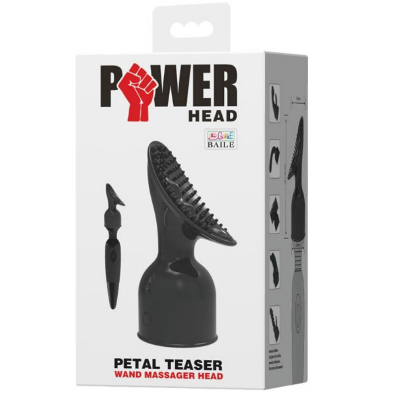 Baile Testina Intercambiabile Power Head - Massaggiatore - in mano per le dimensioni