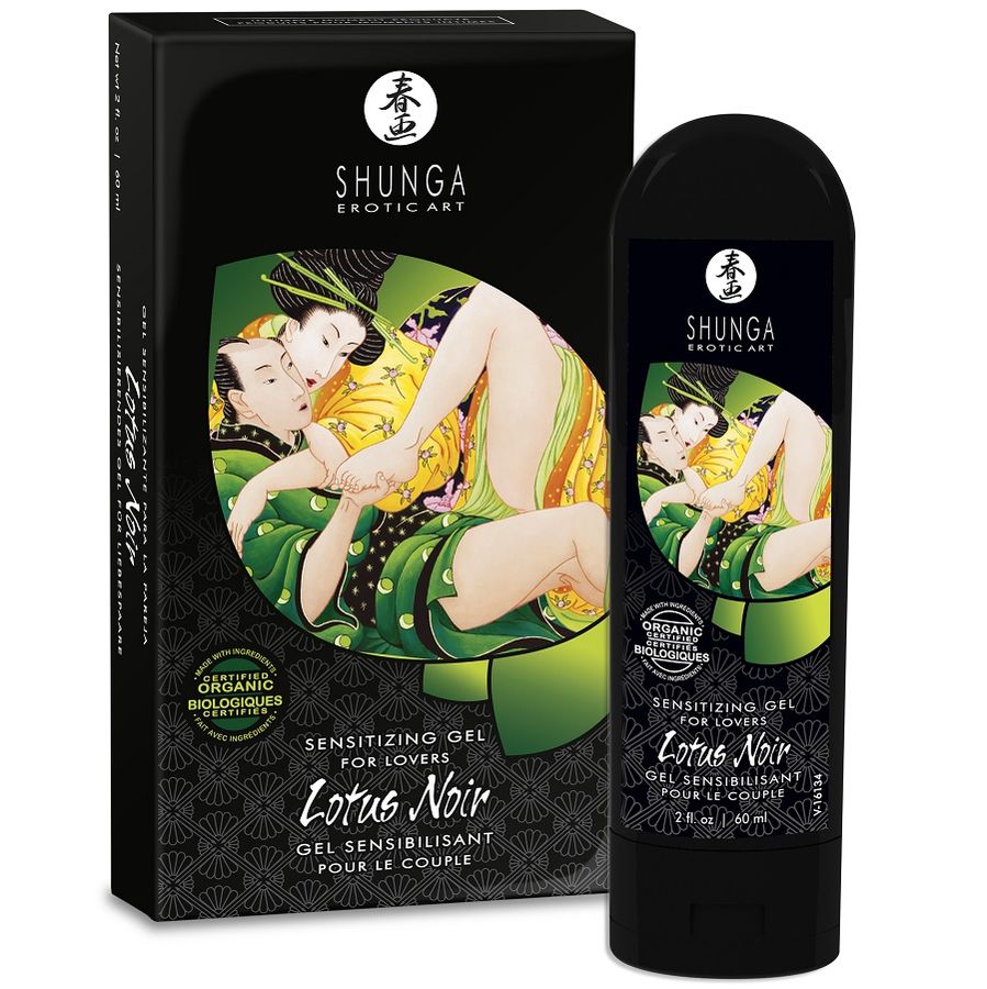 Shunga Crema Sensibilizzante Lotus Noir 60 - Accessorio intimo