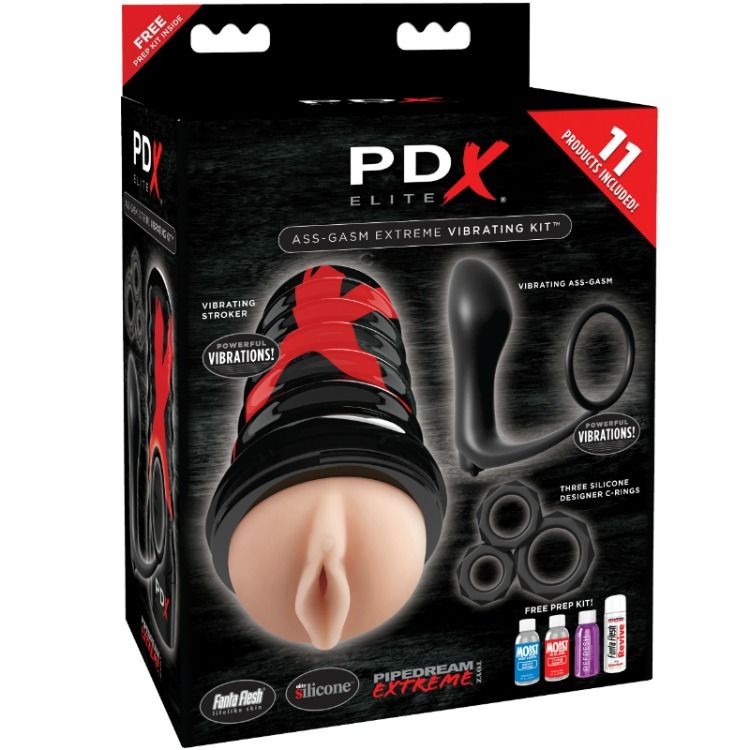 Pdx Elite Kit Esplosione Ass Gasm Design - Dispositivo per uomo