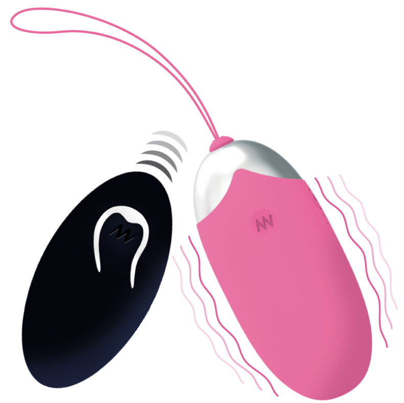 Intense Flippy II - Massaggiatore con telecomando, colore rosa - vista laterale