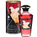 Shunga Effetto Calore Fragole 100 ml - Olio da massaggio, kit da 3