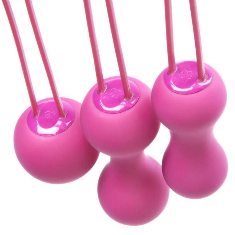 Je Joue Palle Ami Kegel - Palline Kegel, colore fucsia - vista laterale