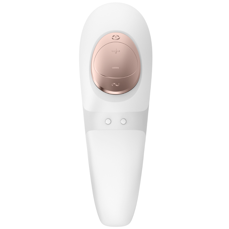 Satisfyer Pro 4 - Massaggiatore ad aria pulsata - in mano per le dimensioni