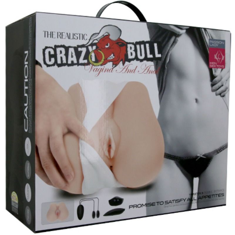 Crazy Bull Realistici - Dispositivo per uomo - in mano per le dimensioni