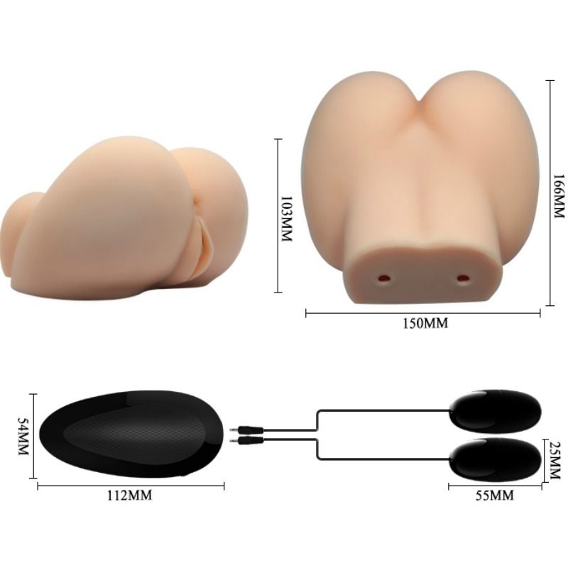 Crazy Bull Realistici - Dispositivo per uomo - in mano per le dimensioni