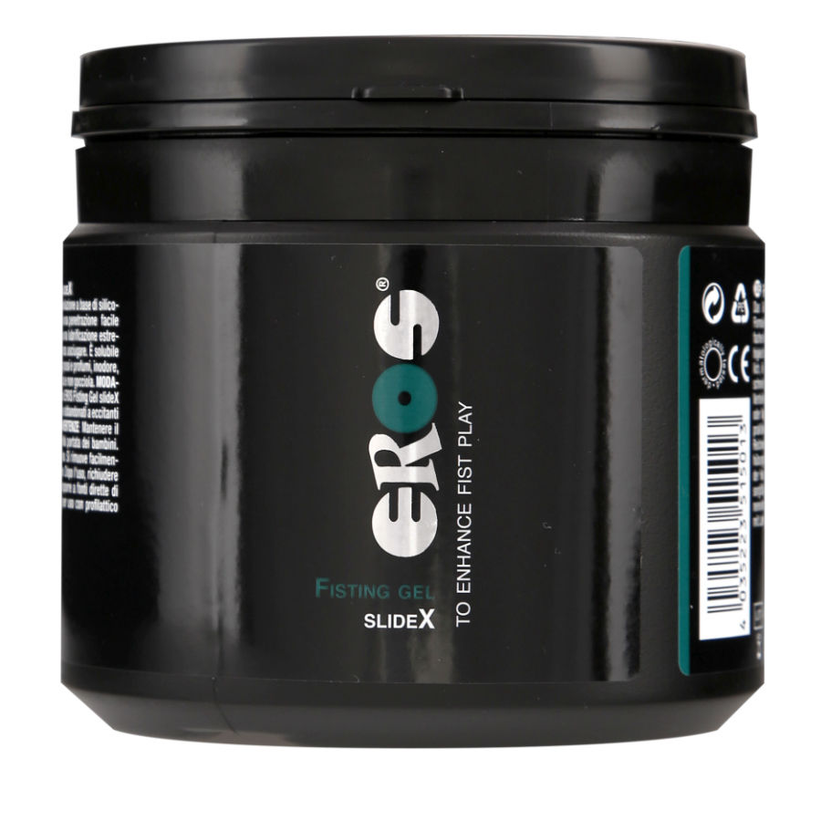 Eros Fisting Superslip 500 ml - Lubrificante, kit da 3 - vista laterale