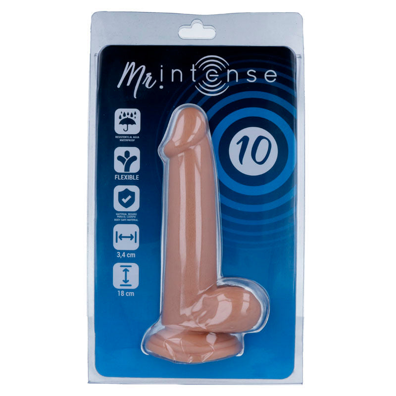 Mr Intense 10 Realistic Penis 18 CM O 3.4 CM - Accessorio intimo - retro