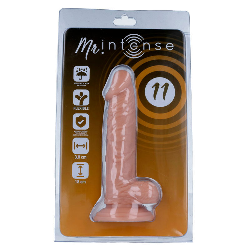 Mr Intense 11 Realistic Penis 18 CM O 3.8 CM - Accessorio intimo - retro