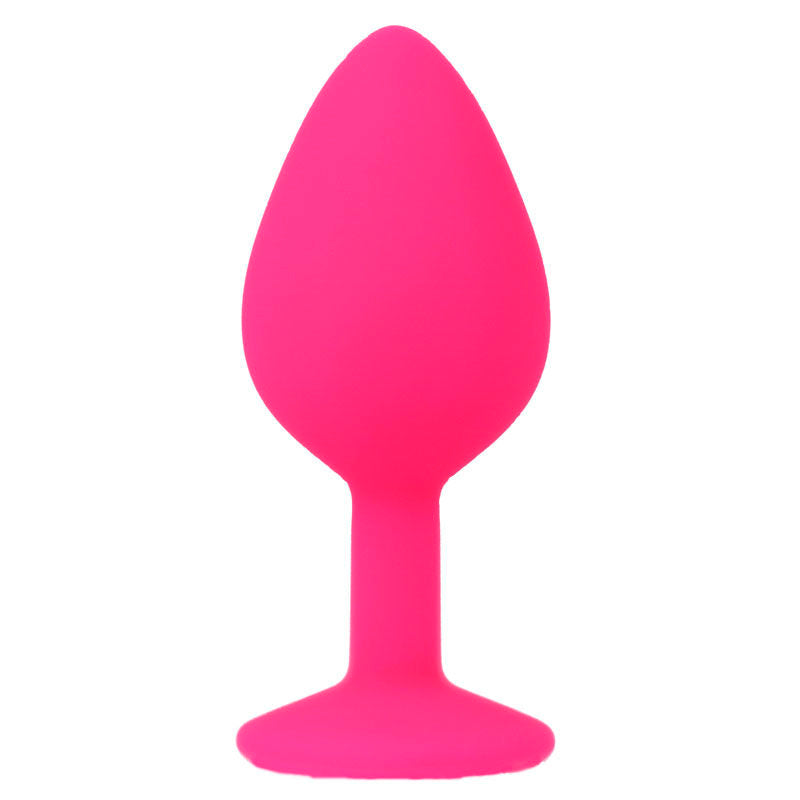 Intense Shelki - Accessorio intimo, colore anal fucsia - in mano per le dimensioni