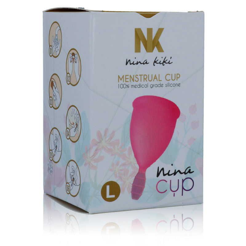 Nina Kikí Coppa Mestruale - Accessorio intimo, colore rosa