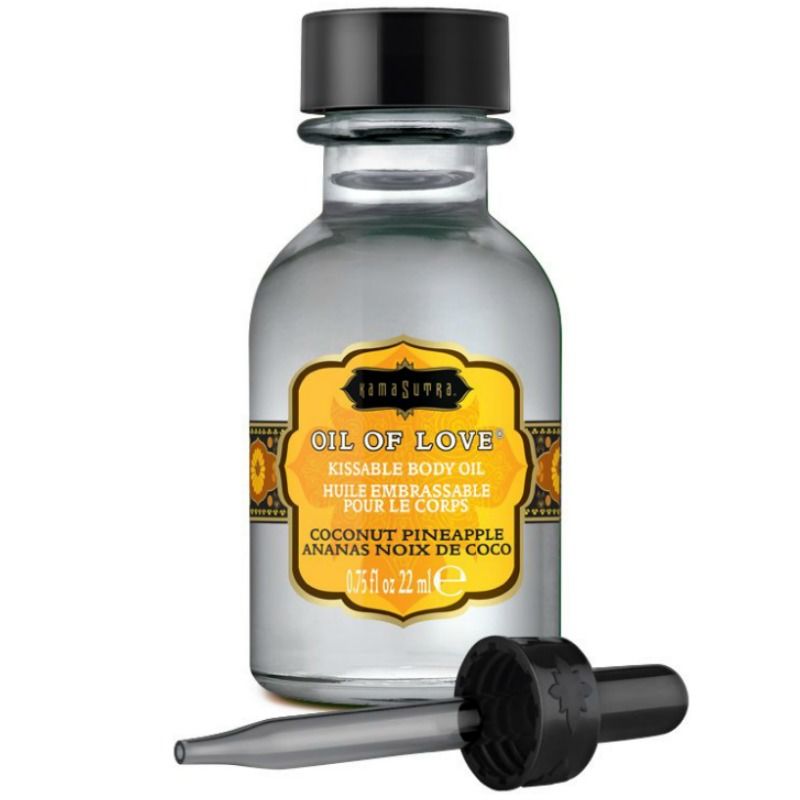 Kamasutra Alimentarecocco 22 ml - Olio da massaggio, kit da 3